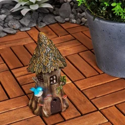 Lampe Solaire Katiao Led Bleu, Brun, Orange, 1 Lumiere