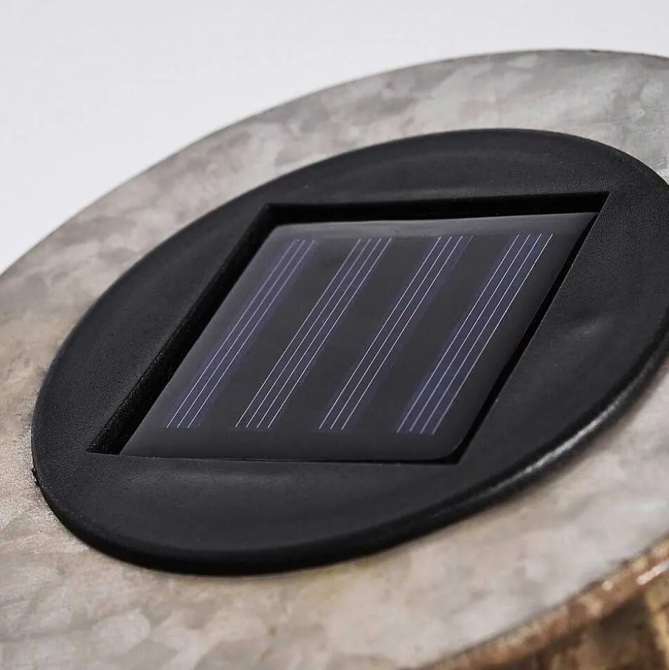 Lampe Solaire Mazomanie Led Bois Clair, Rouille, 1 Lumiere