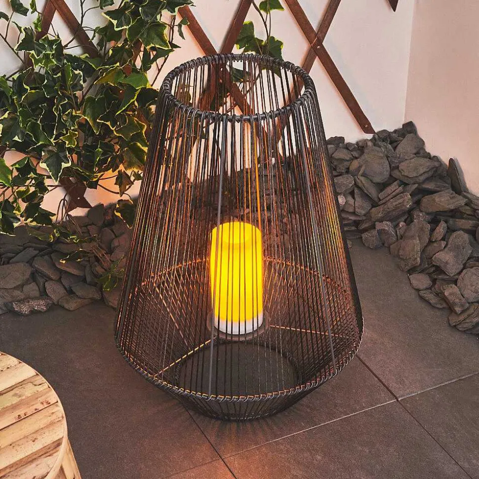 Lampe Solaire Mendola Led Gris, 1 Lumiere