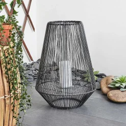 Lampe Solaire Mendola Led Gris, 1 Lumiere