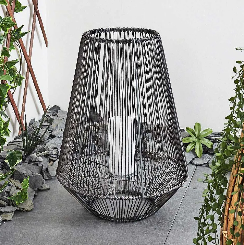 Lampe Solaire Mendola Led Gris, 1 Lumiere