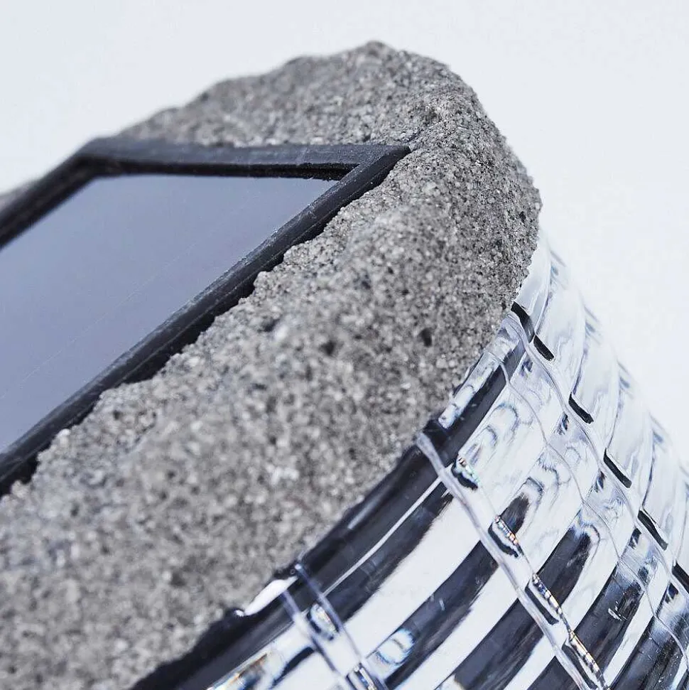 Lampe Solaire Mesabolo Led Gris, Noir, 1 Lumiere