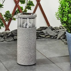 Lampe Solaire Mesabolo Led Gris, Noir, 1 Lumiere