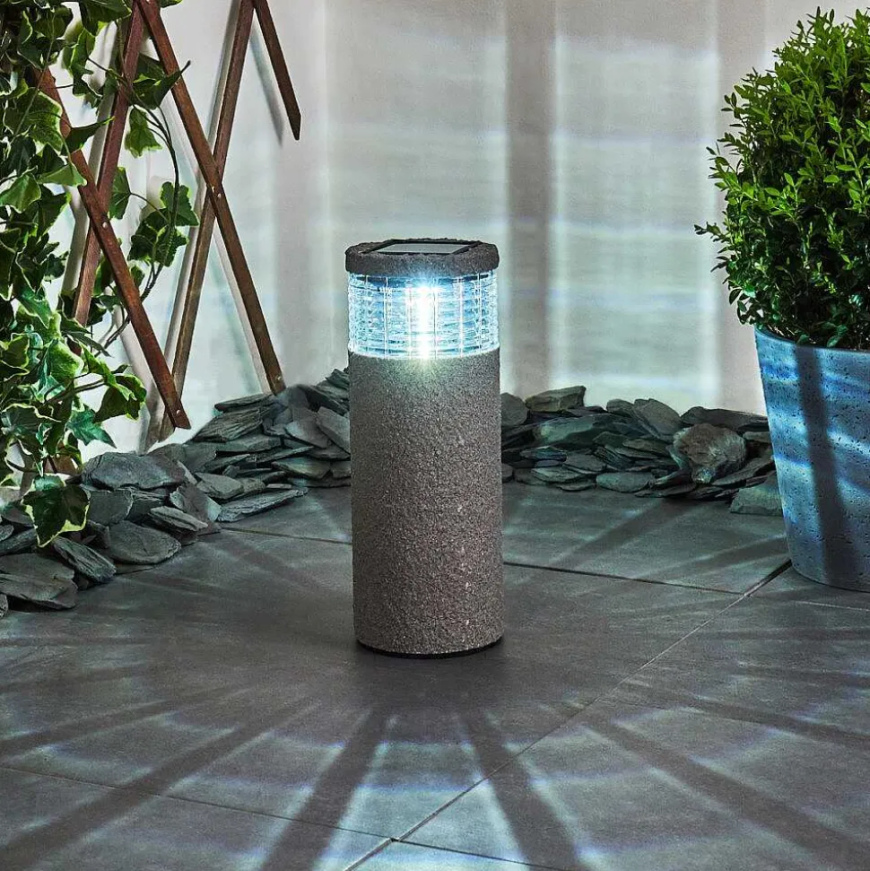 Lampe Solaire Mesabolo Led Gris, Noir, 1 Lumiere