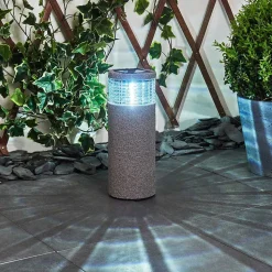 Lampe Solaire Mesabolo Led Gris, Noir, 1 Lumiere