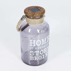 Lampe Solaire Moliitsi Led Brun, Fumee, 10 Lumieres