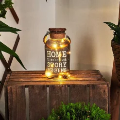 Lampe Solaire Moliitsi Led Brun, Fumee, 10 Lumieres