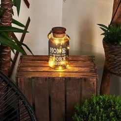 Lampe Solaire Moliitsi Led Brun, Fumee, 10 Lumieres