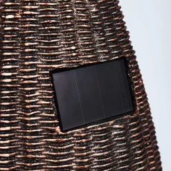 Lampe Solaire Otterstad Led Brun, Or, 1 Lumiere