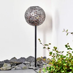 Lampe Solaire Paradiski Led Noir, 1 Lumiere