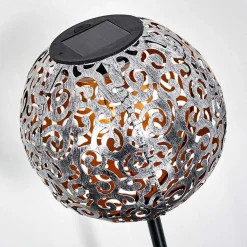 Lampe Solaire Paradiski Led Noir, 1 Lumiere