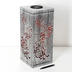 Lampe Solaire Parikia Led Argente, 1 Lumiere