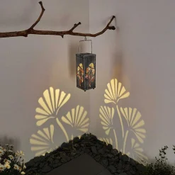 Lampe Solaire Parikia Led Cuivre, Argente, 1 Lumiere