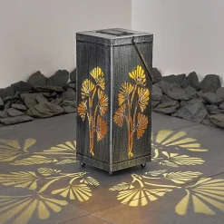 Lampe Solaire Parikia Led Cuivre, Argente, 1 Lumiere