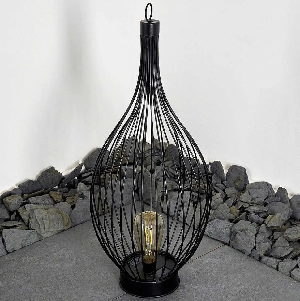 Lampe Solaire Pasadena Led Noir, 1 Lumiere