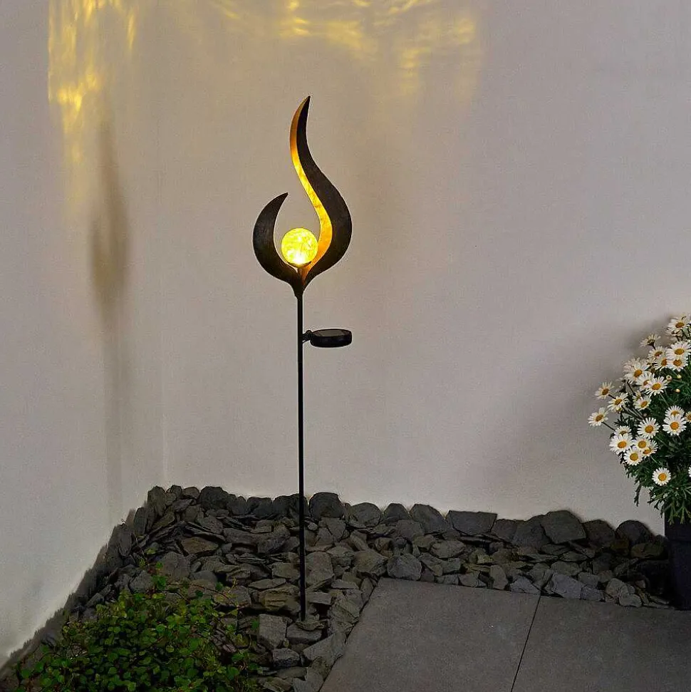 Lampe Solaire Rovinj Led Anthracite, Cuivre, 1 Lumiere