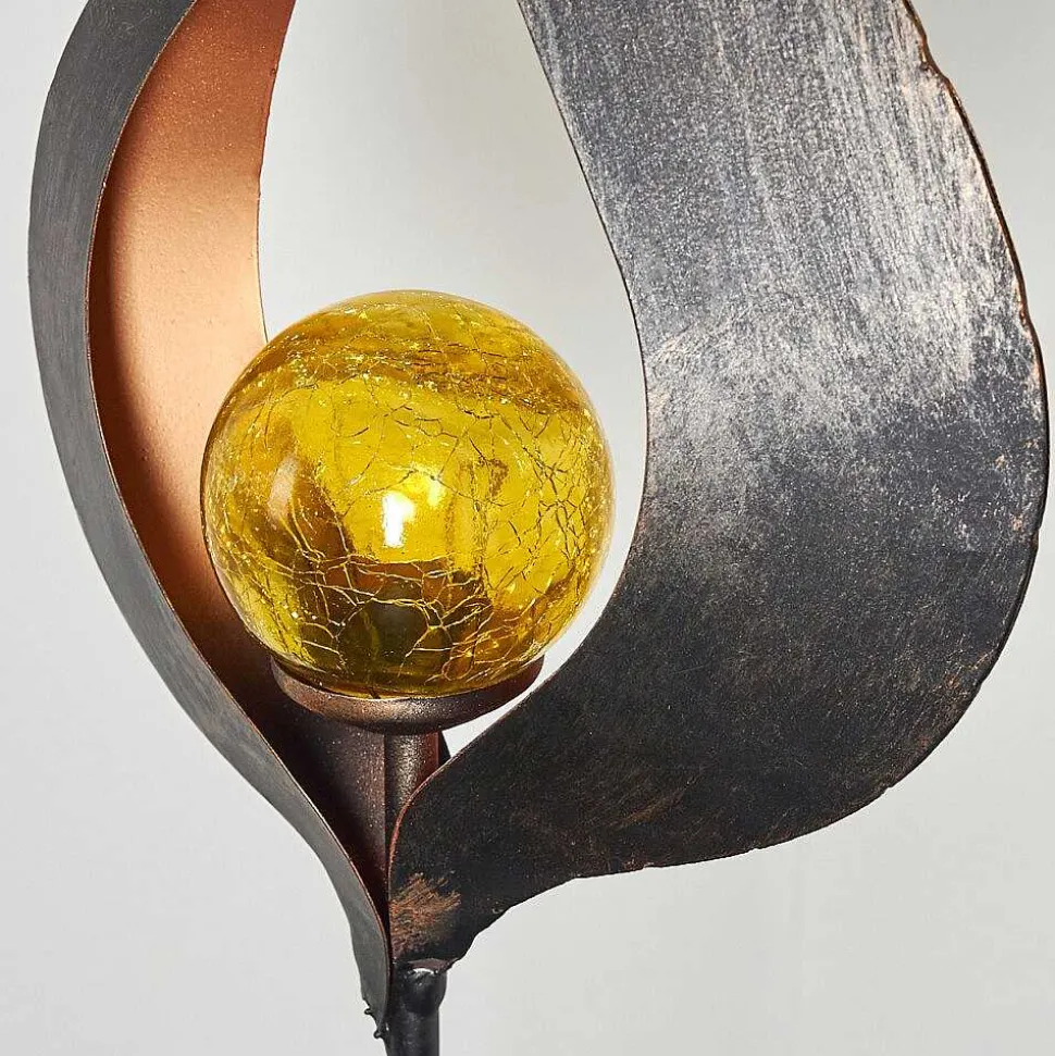 Lampe Solaire Rovinj Led Anthracite, Cuivre, 1 Lumiere