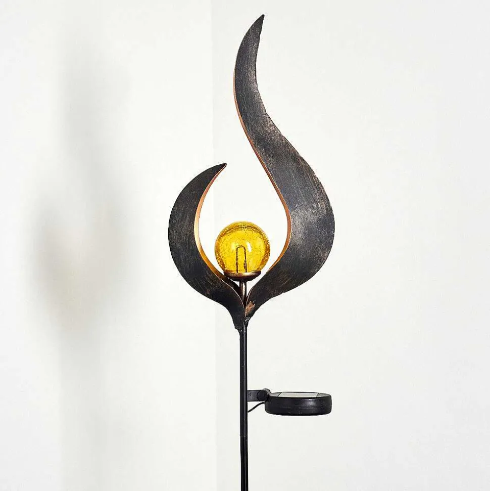 Lampe Solaire Rovinj Led Anthracite, Cuivre, 1 Lumiere