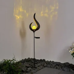 Lampe Solaire Rovinj Led Anthracite, Cuivre, 1 Lumiere