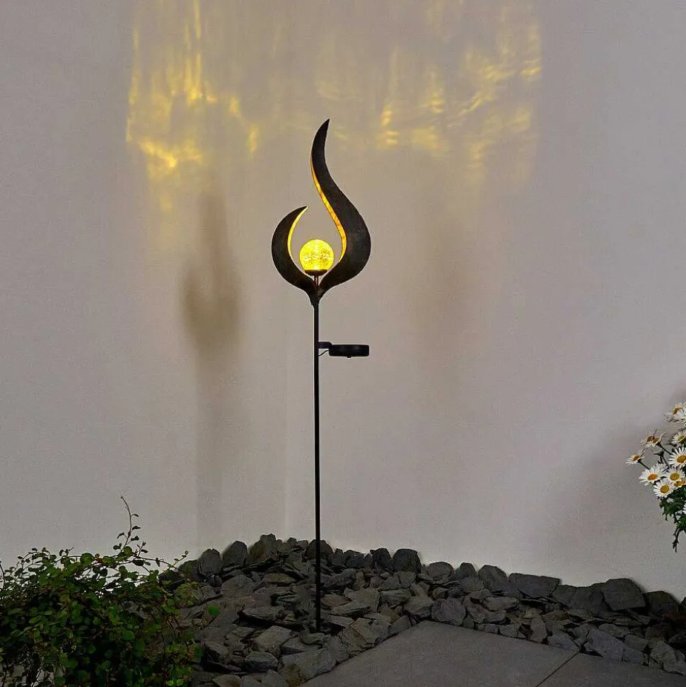 Lampe Solaire Rovinj Led Anthracite, Cuivre, 1 Lumiere