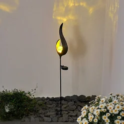 Lampe Solaire Rovinj Led Anthracite, Cuivre, 1 Lumiere