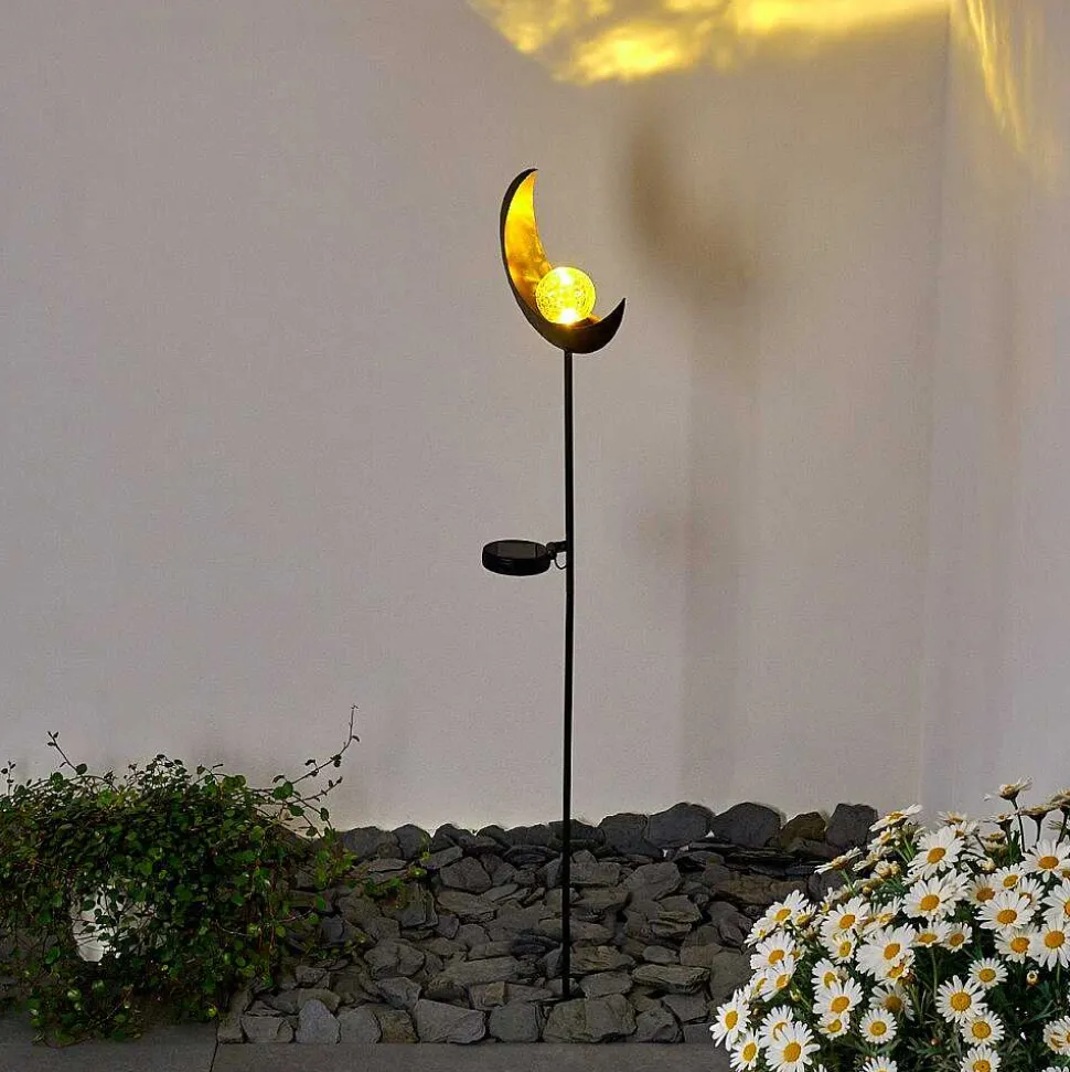 Lampe Solaire Rovinj Led Cuivre, Noir, 1 Lumiere