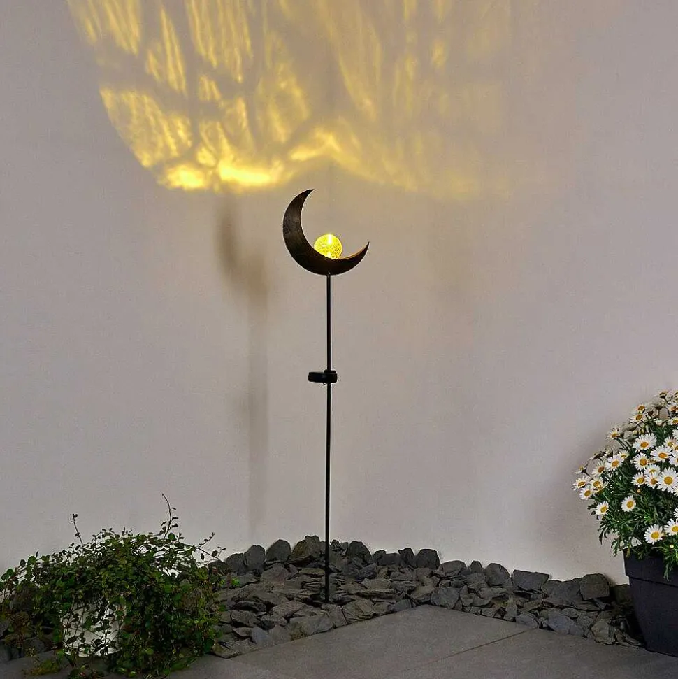 Lampe Solaire Rovinj Led Cuivre, Noir, 1 Lumiere