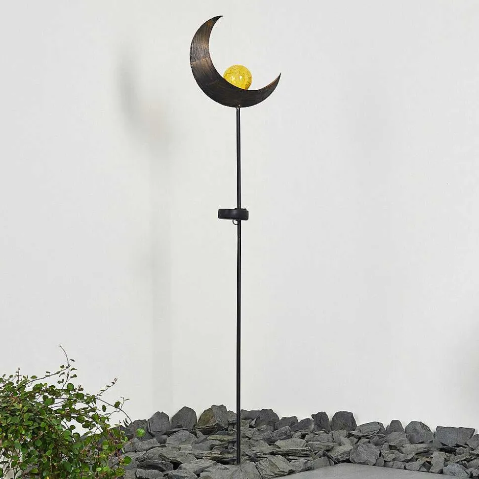 Lampe Solaire Rovinj Led Cuivre, Noir, 1 Lumiere