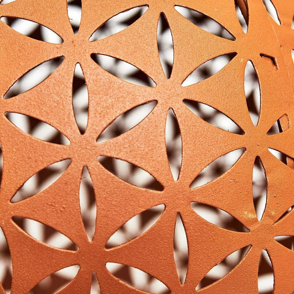 Lampe Solaire Samoao Led Rouille, Noir, 1 Lumiere