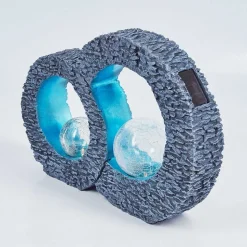 Lampe Solaire Siviri Led Bleu, Gris, Transparent, 1 Lumiere