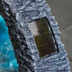 Lampe Solaire Siviri Led Bleu, Gris, Transparent, 1 Lumiere