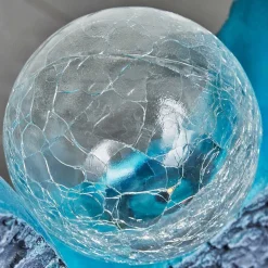 Lampe Solaire Siviri Led Bleu, Gris, Transparent, 1 Lumiere