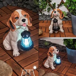 Lampe Solaire Sofie Led Orange, Noir, Blanc, 1 Lumiere