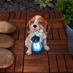 Lampe Solaire Sofie Led Orange, Noir, Blanc, 1 Lumiere