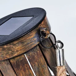 Lampe Solaire Soule Led Brun, 1 Lumiere