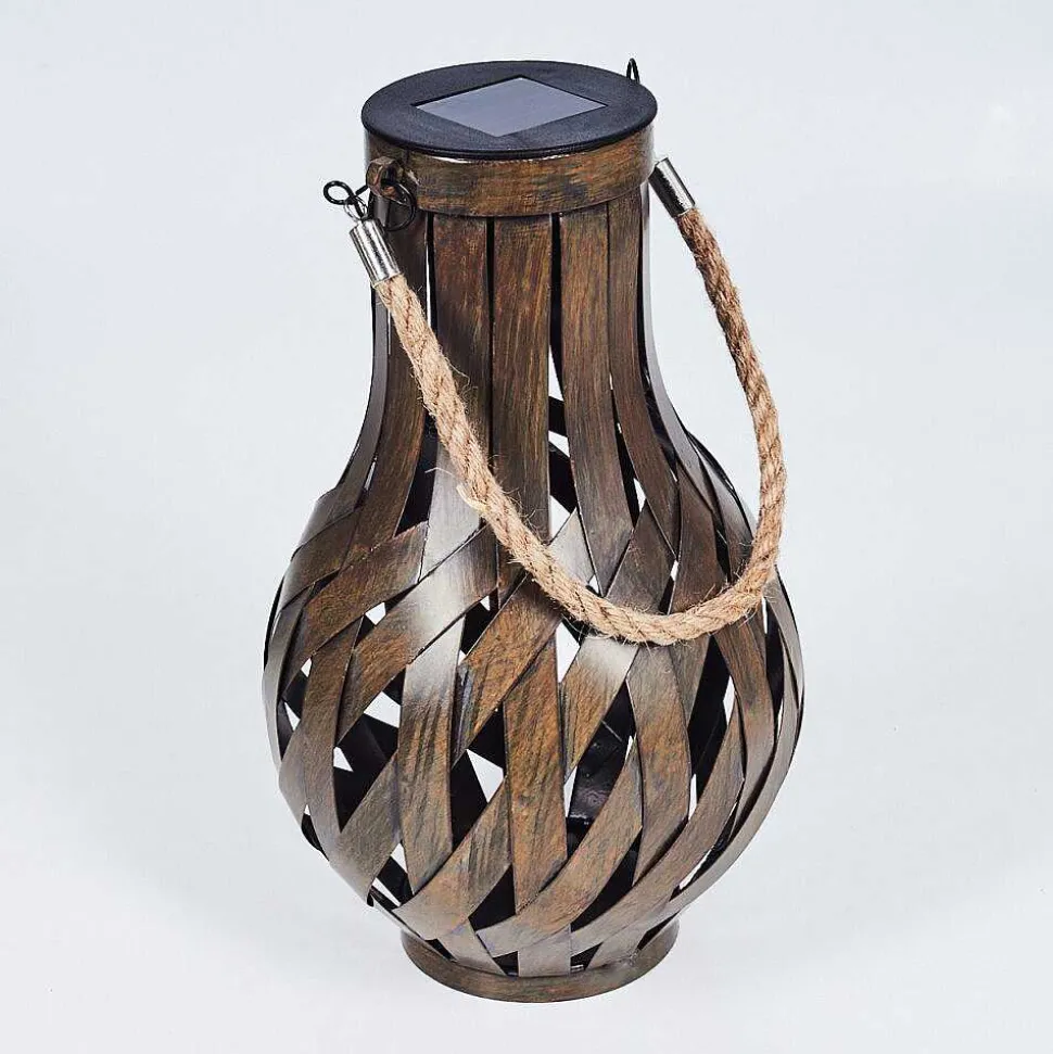 Lampe Solaire Soule Led Brun, 1 Lumiere