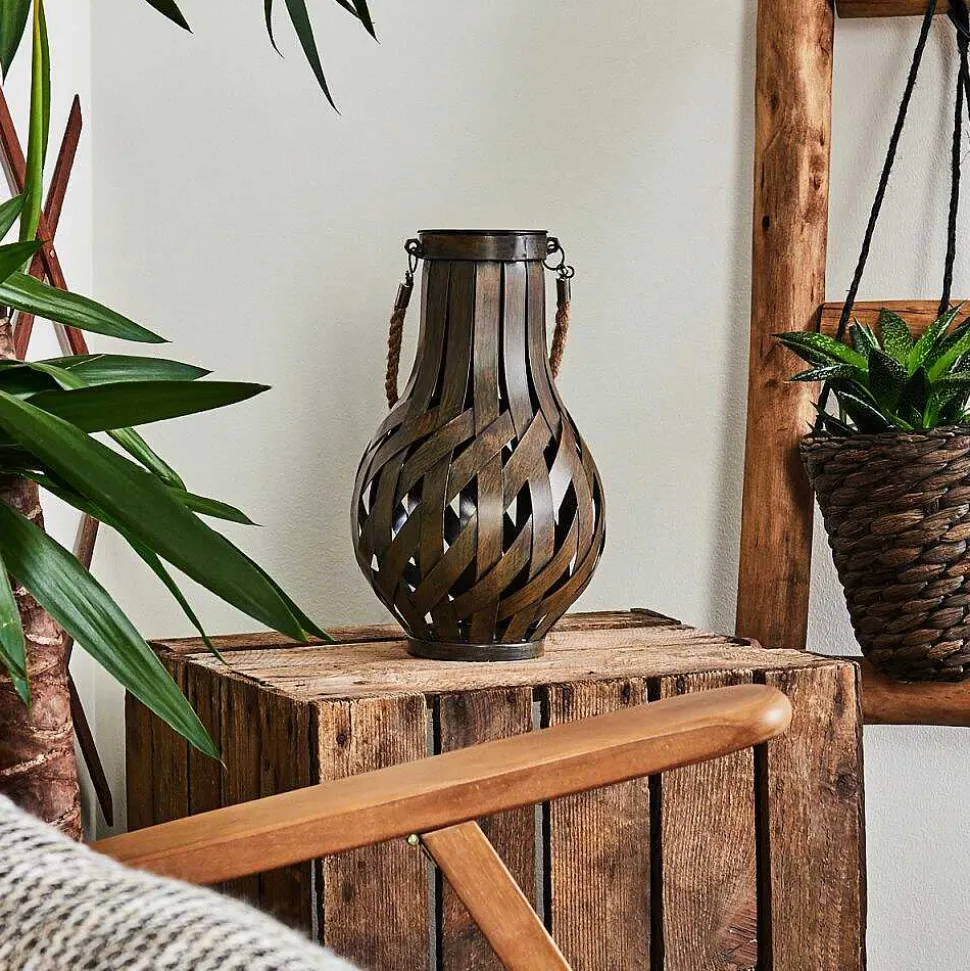 Lampe Solaire Soule Led Brun, 1 Lumiere