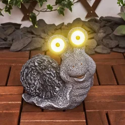 Lampe Solaire Sunderby Led Gris, Orange, 2 Lumieres