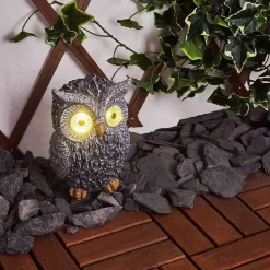 Lampe Solaire Sunderby Led Gris, Orange, 2 Lumieres