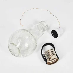 Lampe Solaire Tian Led Noir, 1 Lumiere