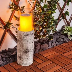 Lampe Solaire Tivedstorp Led Couleur Bois, 12 Lumieres