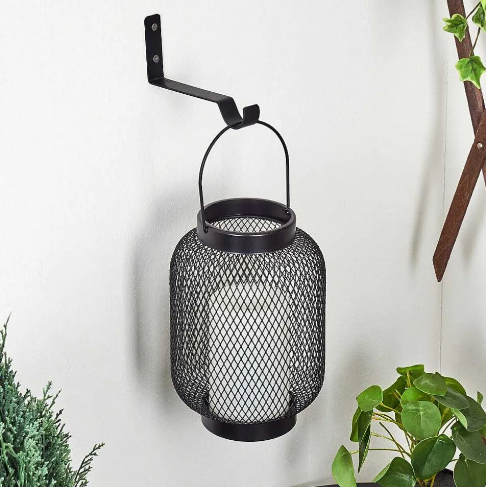 Lampe Solaires Anjullan Led Noir, 1 Lumiere