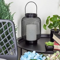 Lampe Solaires Anjullan Led Noir, 1 Lumiere