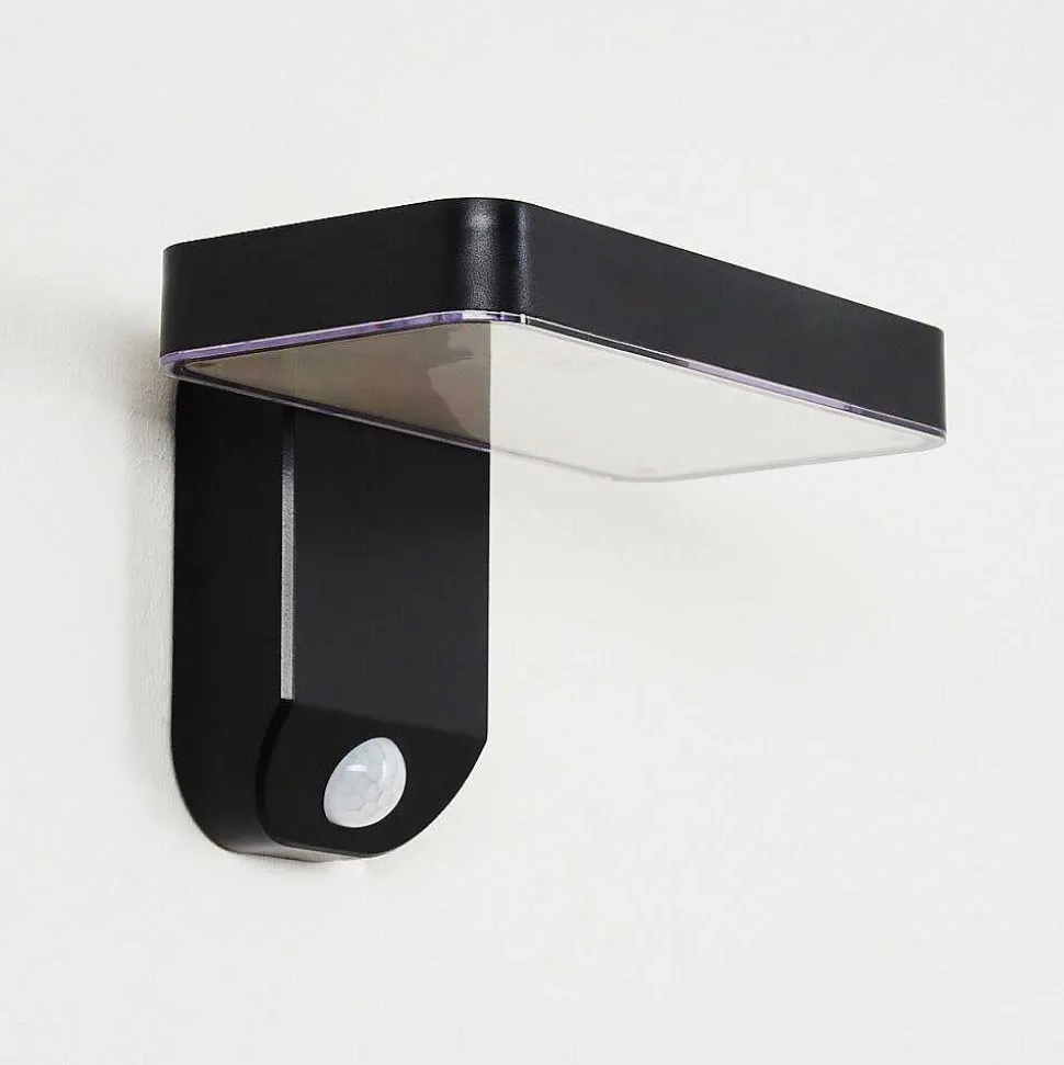 Lampe Solaires Bondarp Led Noir, 1 Lumiere, Detecteur De Mouvement