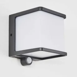Lampe Solaires Burseryd Led Anthracite, 1 Lumiere, Detecteur De Mouvement
