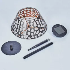 Lampe Solaires Moreland Led Noir, 1 Lumiere