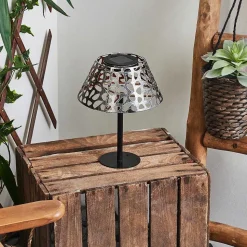 Lampe Solaires Moreland Led Noir, 1 Lumiere