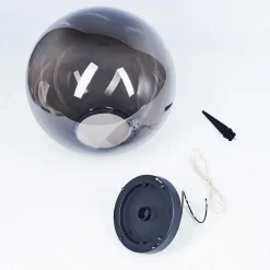 Lampe Solaires Pollenca Led Noir, 50 Lumieres