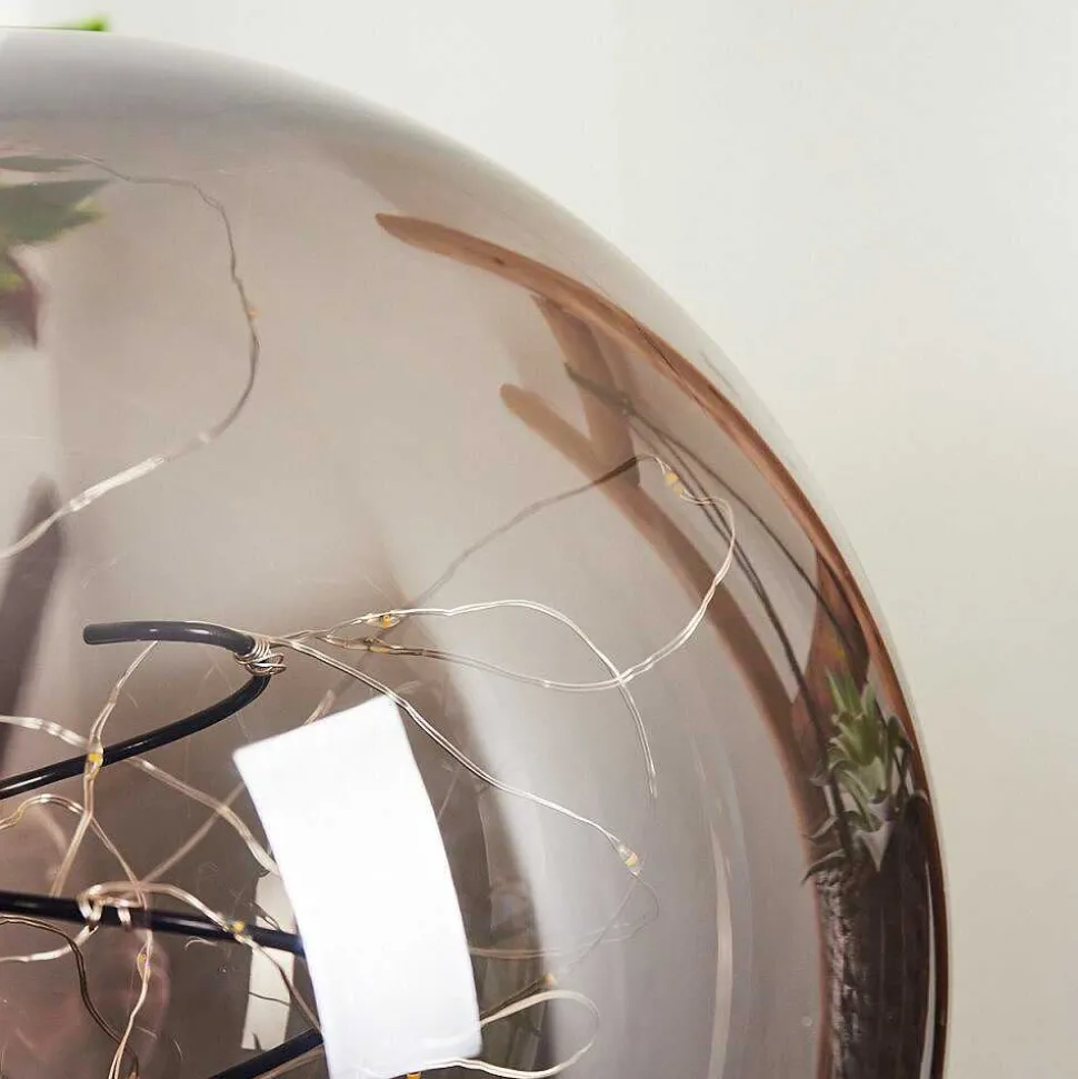 Lampe Solaires Pollenca Led Noir, 40 Lumieres