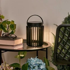 Lampe Solaires Rossina Led Noir, 1 Lumiere